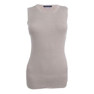 Tommy Hilfiger Women's Ribbed Knit Tank Top - Latte